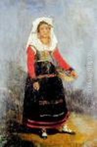 Rzymska Kwiaciarka, 1835 R. by January Suchodolski