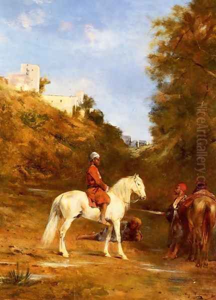 Watering The Horses - view 1
