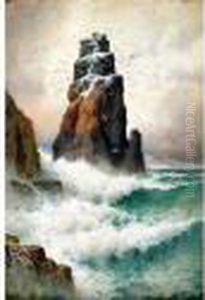 Rocky Coastal Seascape by Arthur Suker