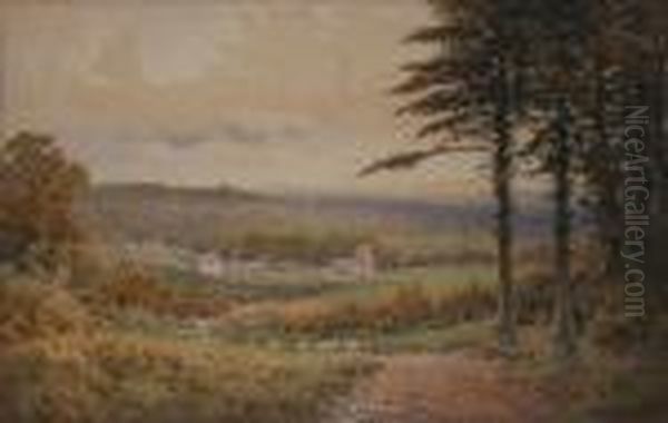 Landscape With Village Nestling In A Valley - view 1