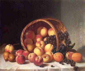 Still Life with a Basket of Fruit by John Defett Francis