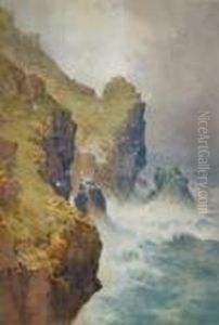 St Agnes Coast, North Cornwall by Arthur Suker