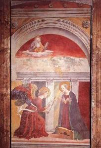 Annunciation by Melozzo da Forli