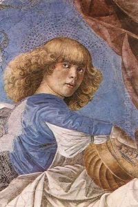 Music-making Angel c. 1480 by Melozzo da Forli