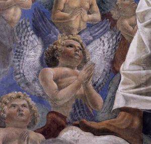 Triumphant Christ (detail) 1481-83 by Melozzo da Forli