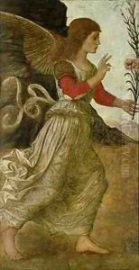 The Annunciating Angel Gabriel by Melozzo da Forli