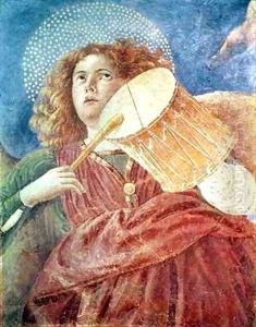 Musical Angel with Drum