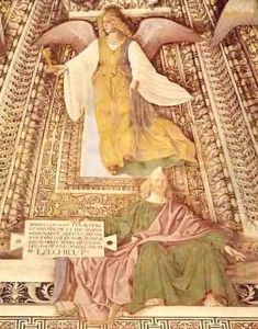 Ezekiel and the Angel holding the chalice of the Passion from the Sacristry of St Mark