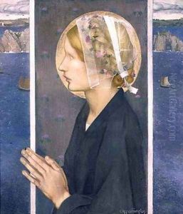 A Madonna of Brittany by Edward Reginald Frampton