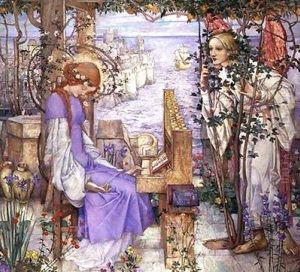 St. Cecily by Edward Reginald Frampton
