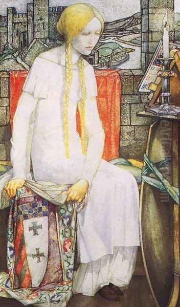 Elaine by Edward Reginald Frampton