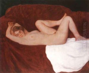 Sleeping Woman 1912 by Karoly Ferenczy