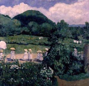Picnic in May, Summer Day, 1906 by Karoly Ferenczy