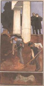 Archeology 1896 by Karoly Ferenczy