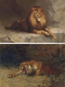 Tigre Rugissant by Gustave Surand