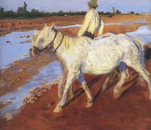 Horses 1899 by Karoly Ferenczy