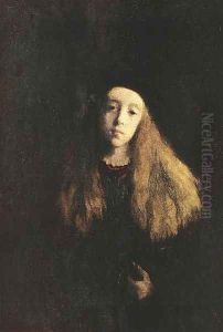 Noemi with Let Down Hair 1903 Noemi with Let Down Hair 1903