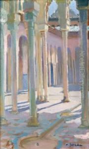 Patio D'un Palais Arabo-andalou by Andre Sureda
