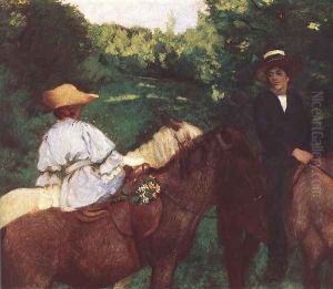 Riding Children 1905 by Karoly Ferenczy