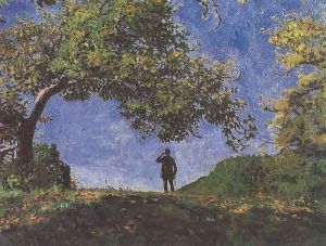 On the Hill-top 1901 by Karoly Ferenczy