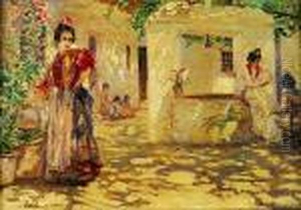 Mujeres En El Patio - view 1