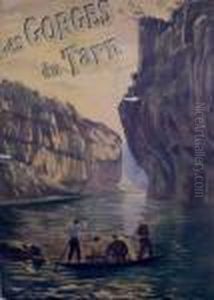 After Andre Sureda, - 'les 
Gorges Du Tarn', French Publicity Poster; Lithograph Printed In Colours,
 Signed Within The Plate, 109x72cm: Together With A Collection Of 20th 
Century Lithographs Printed In Colours By Various Hands by Andre Sureda