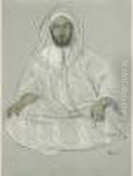 Homme Au Chapelet - view 1