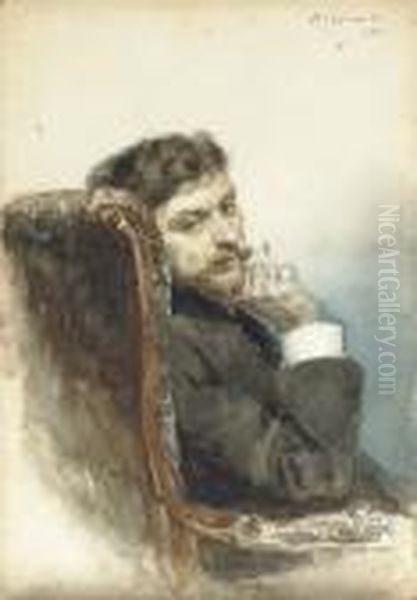 Portrait Of Il'ia Repin - view 1