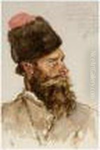 Portrait Of Leon Voinov, Don Cossack