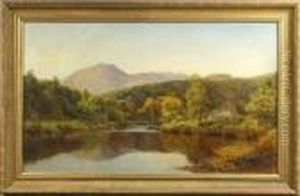 Landscape W/ Cottage, O/c by John Surtees