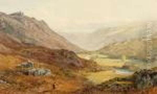 Autumn Morning In The Lledr Valley, North Wales - view 1