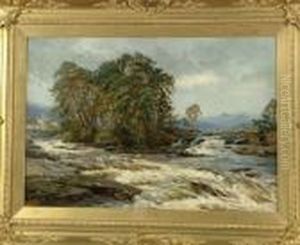 The River Dockhart At Killin The River Dockhart At Killin