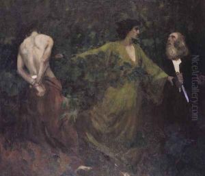 Isaacs Sacrifice Sacrifice of Abraham 1901 by Karoly Ferenczy