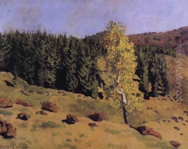 Landscape Autumn in Izvora 1909 - view 1