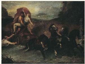 L'enlevement De Proserpine by Lambert Sustris