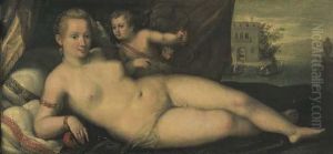 Venere E Amore by Lambert Sustris