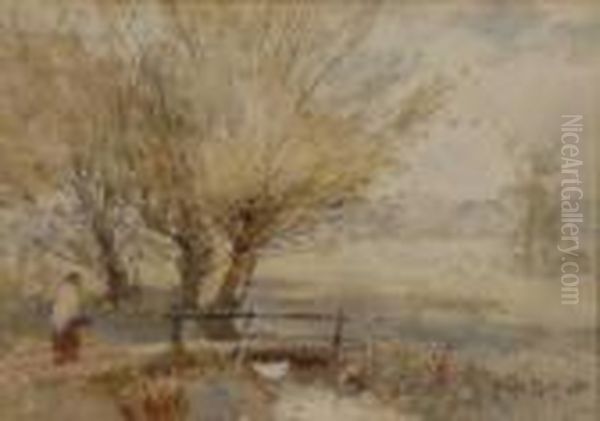 Figure By A Stream - view 1