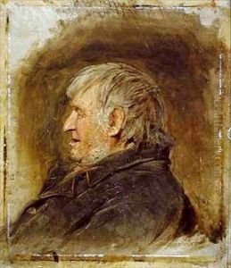 Profile Study of an Elderly Man by John Faed