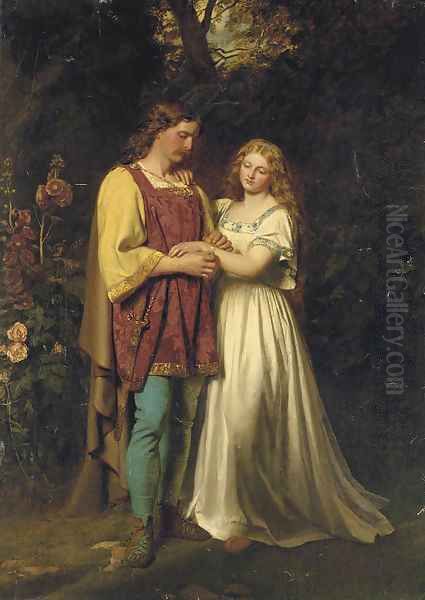 Posthumus and Imogen - view 1