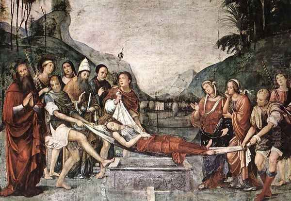 The Burial of St Cecily 1504-06 - view 1