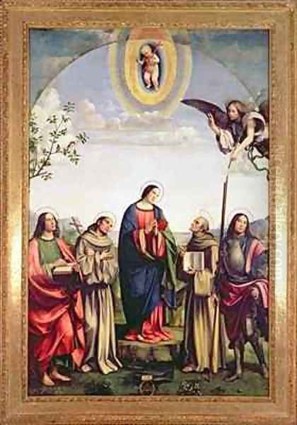 Annunciation and Saints - view 1