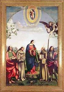 Annunciation and Saints