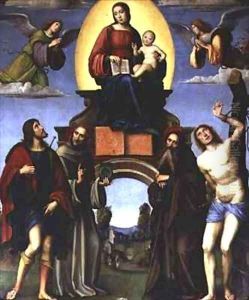 Madonna and Saints 2 by Francesco Francia
