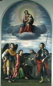 Madonna and Child with Saints by Francesco Francia