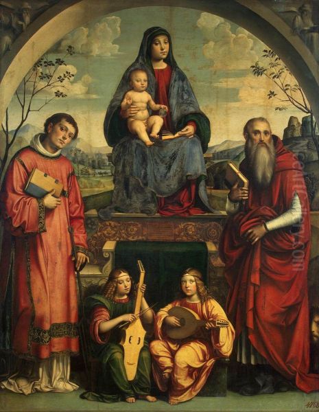 Madonna and Child with Sts Lawrence and Jerome - view 1