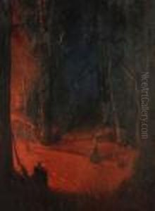 The Forge Door by Svend Rasmussen Svendsen