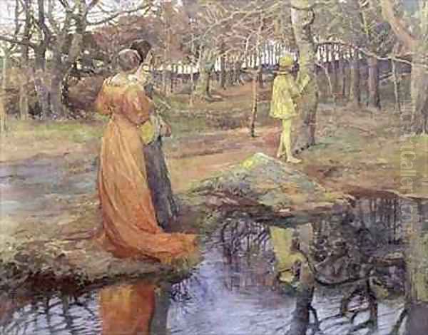 Medieval woodland scene - view 1