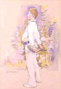 Alec in Whites by Elizabeth Stanhope Forbes