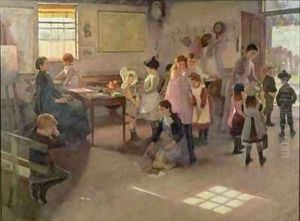 School is Out 2 by Elizabeth Stanhope Forbes