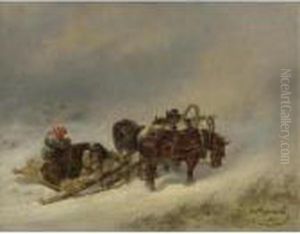 The Winter Hunt by Nikolai Egorovich Sverchkov